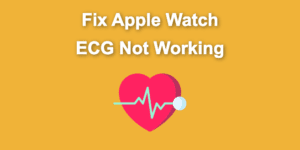 fix apple watch ecg share