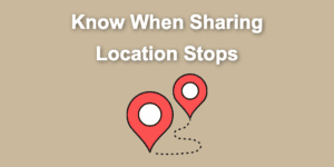 know stop sharing location iphone share