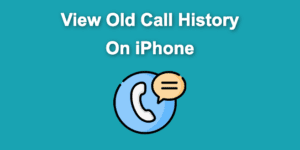 old call history iphone share