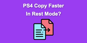 ps4 copy faster rest mode share