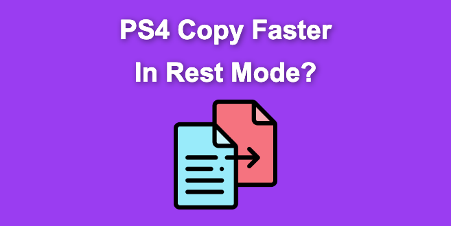 Does PS4 Copy Faster in Rest Mode? - Alvaro Trigo's Blog