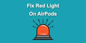 red light airpods share