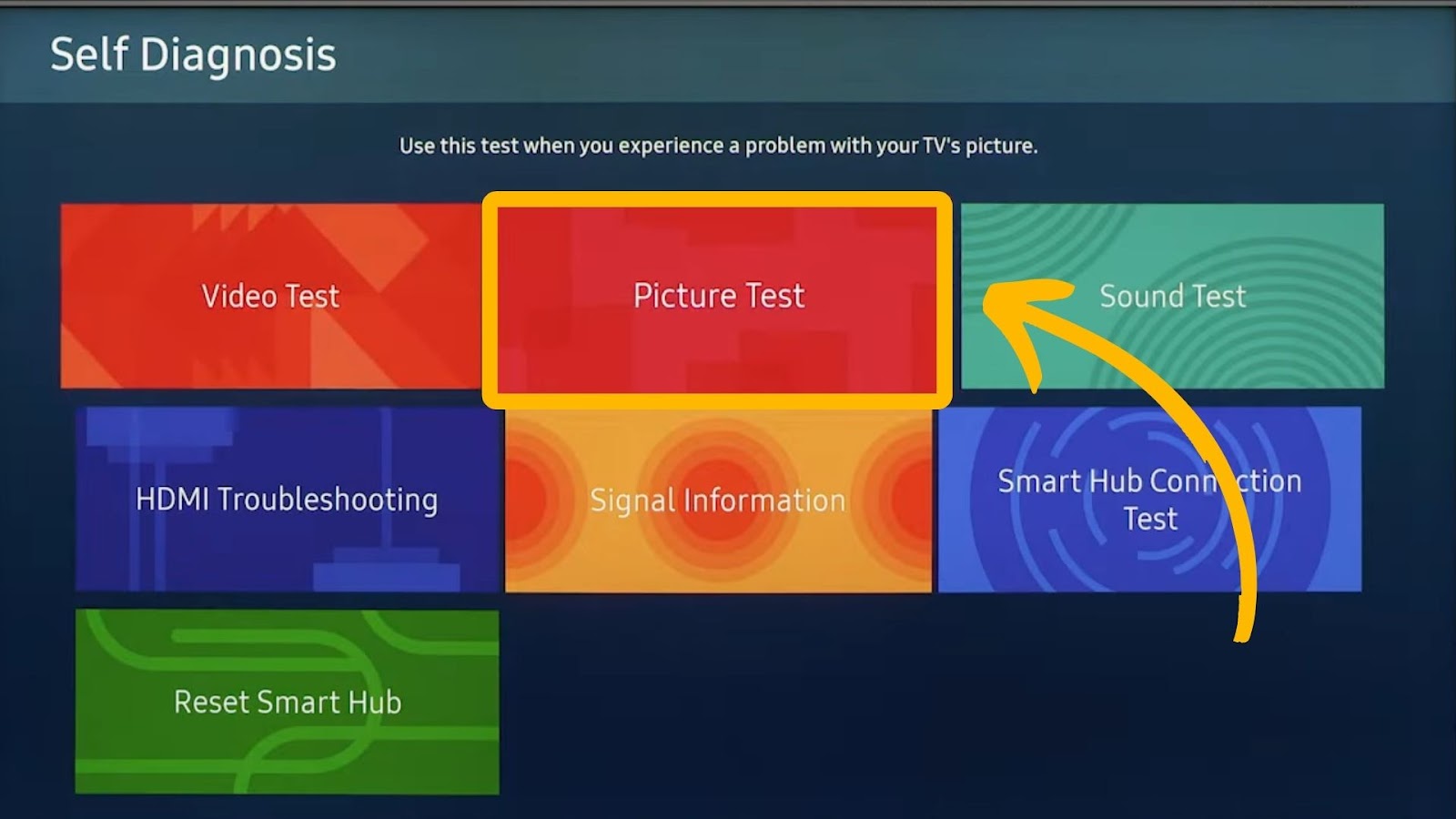 How to Fix Samsung TV White Spots - Picture Test