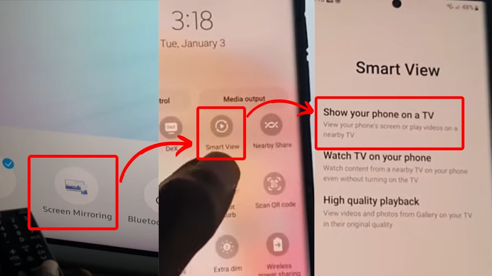 How to Activate Mirroring from Android to Samsung TV