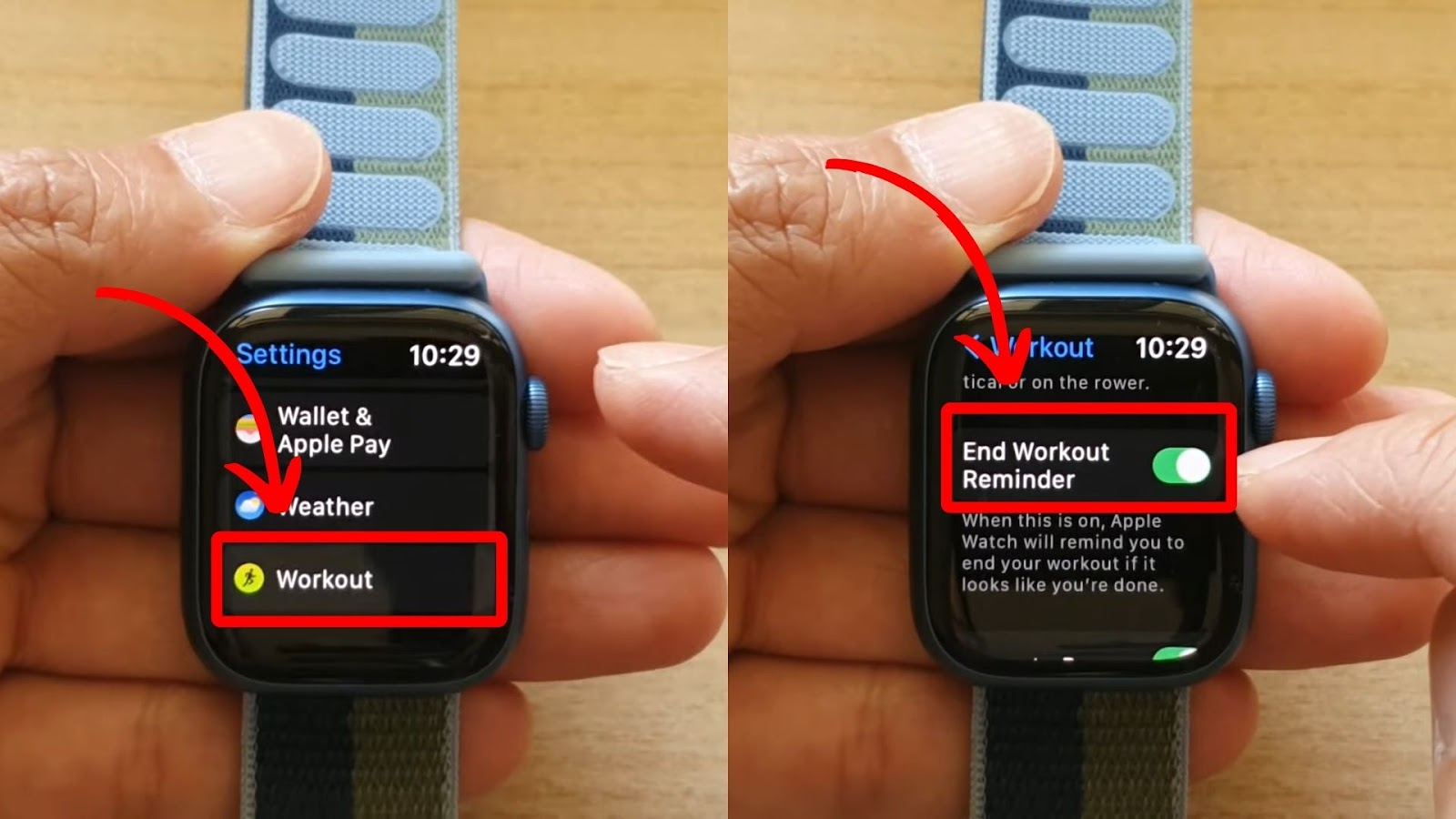 Apple watch workout discount reminder