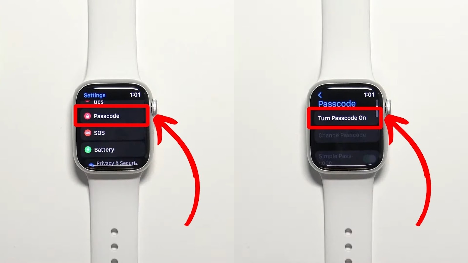 Auto lock on online apple watch