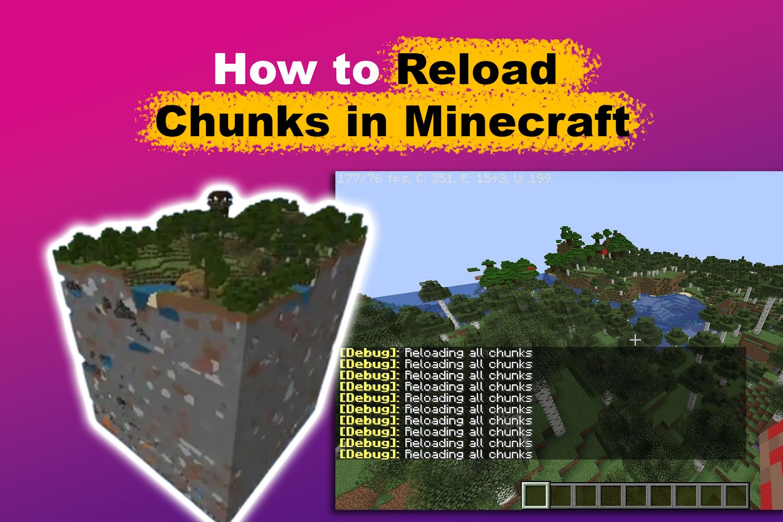 How to Reload Chunks in Minecraft