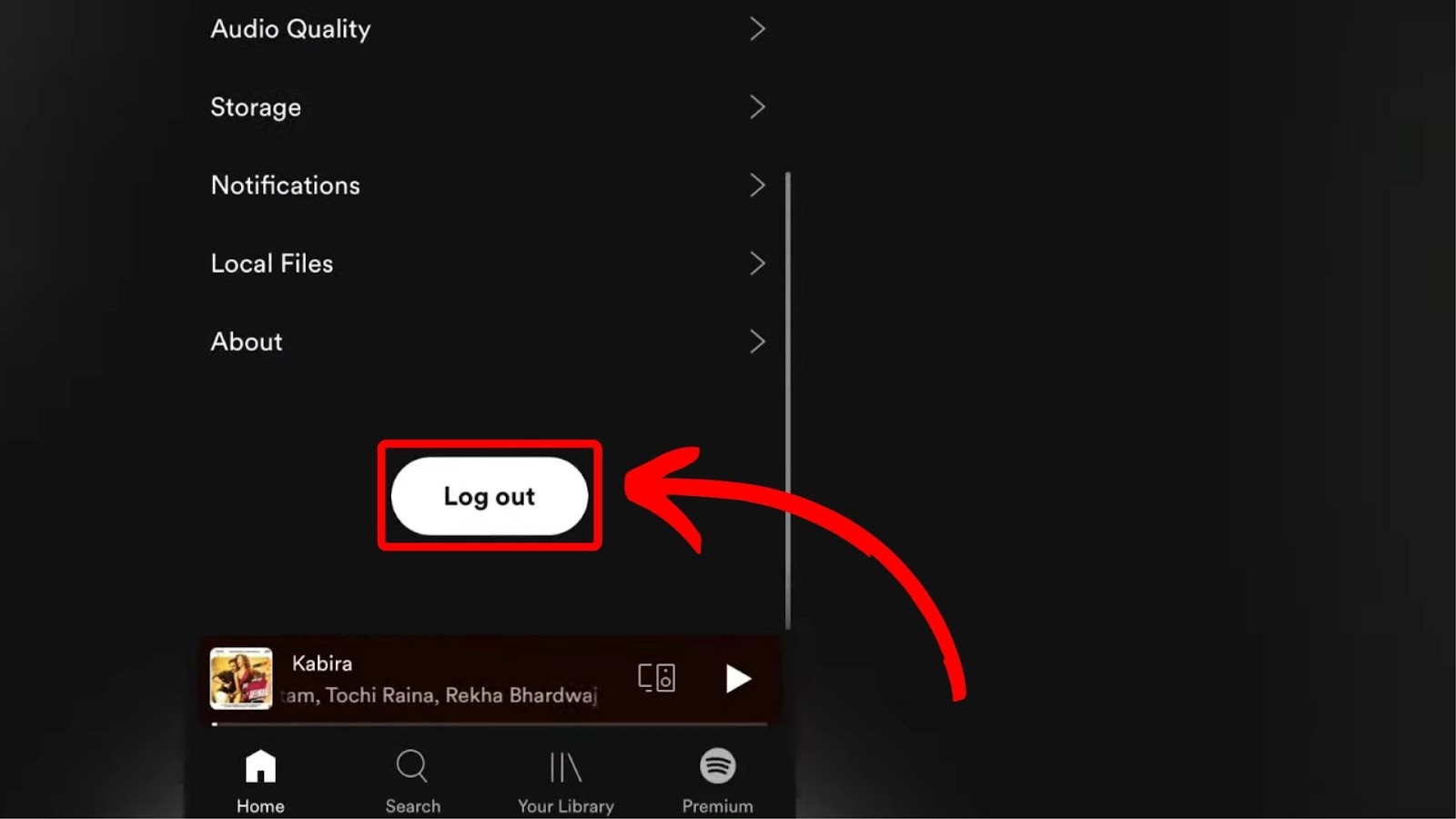 How To Log Out Your Spotify Account