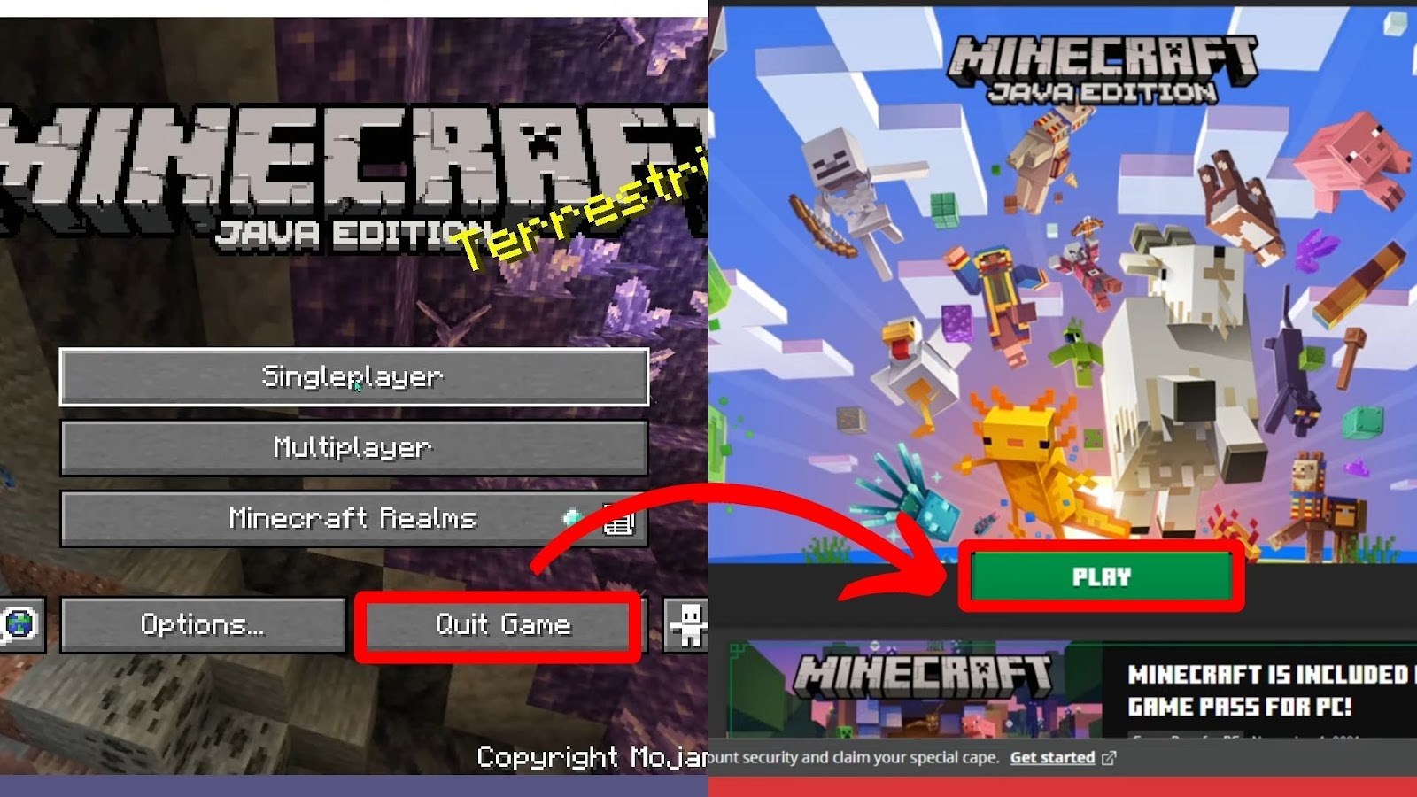 Quit the Game to Reload Chunks in Minecraft