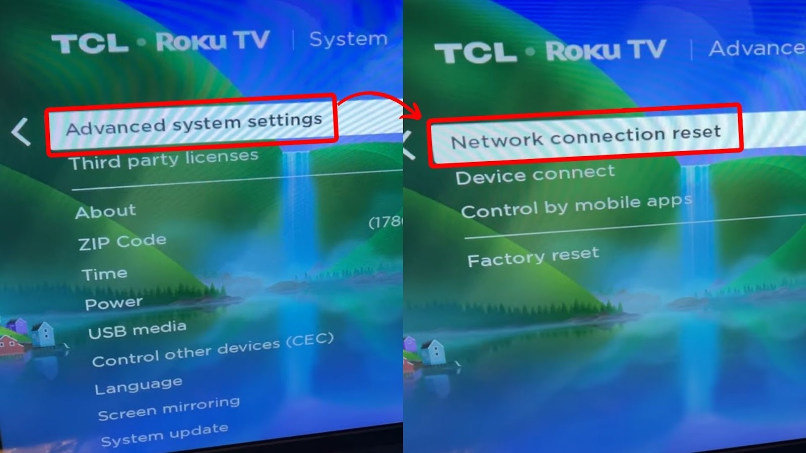 How to Reset Network Connection on TCL Roku TV