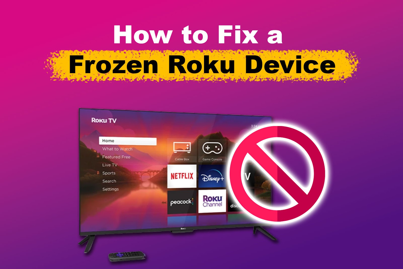 How to Fix a Frozen Roku Device