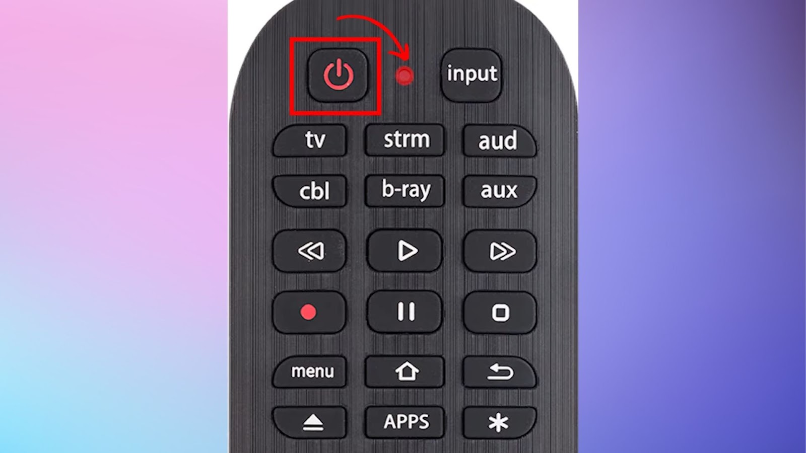 TV Button for 4-digit Code