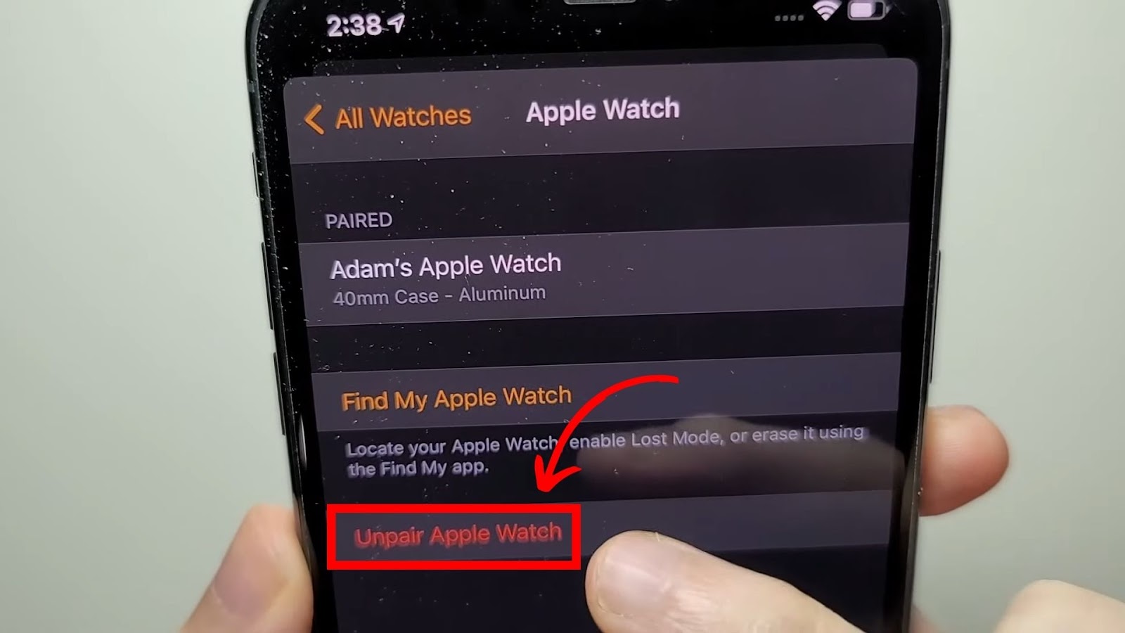 Apple Watch Alarm Unpair Apple Watch