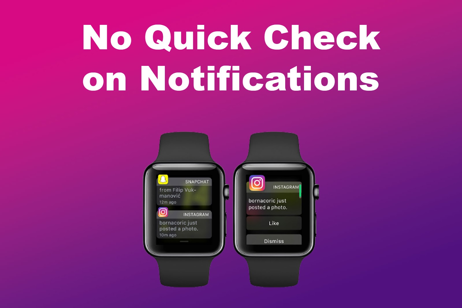 Apple Watch on Ankle - No Quick Check on Notifications