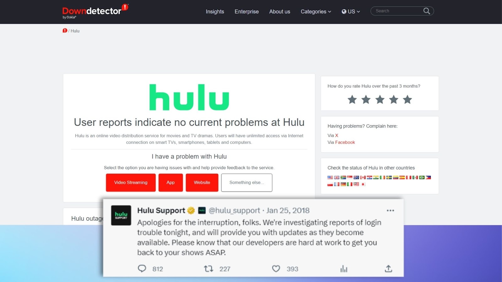 Check the Status of Roku & Holu Servers