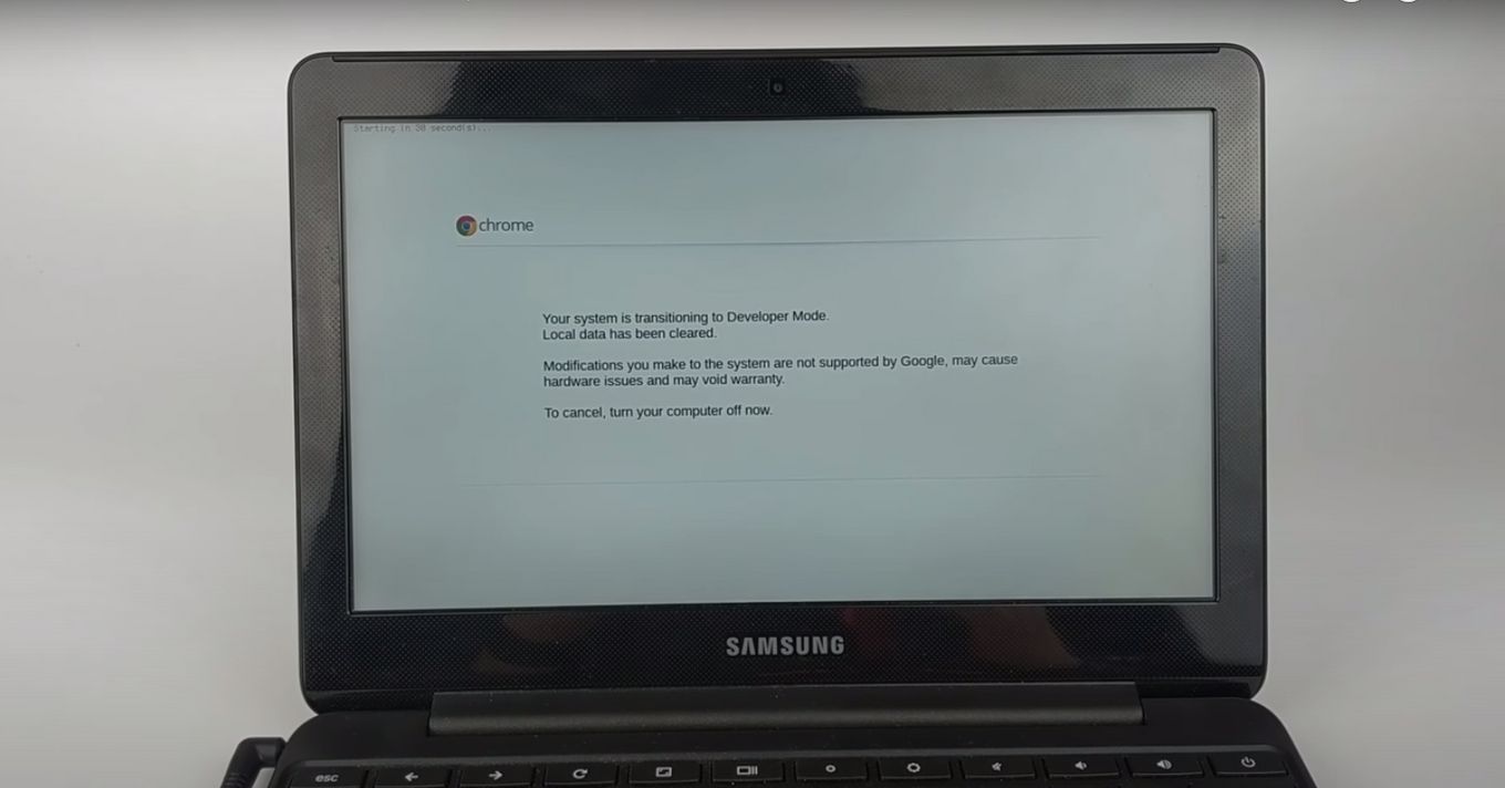 Developer Mode Chromebook 1 