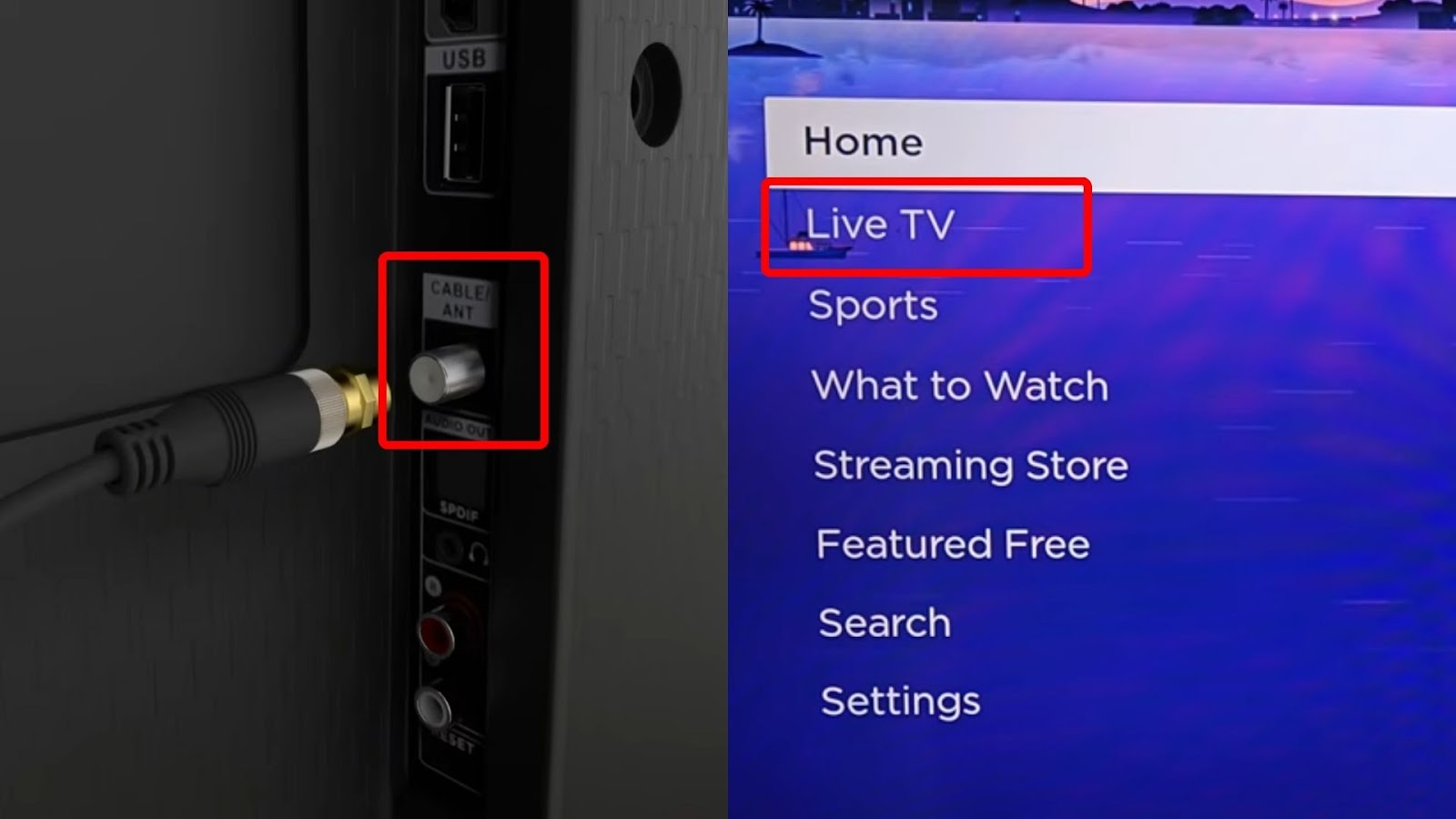 Find the Antenna on Roku TV