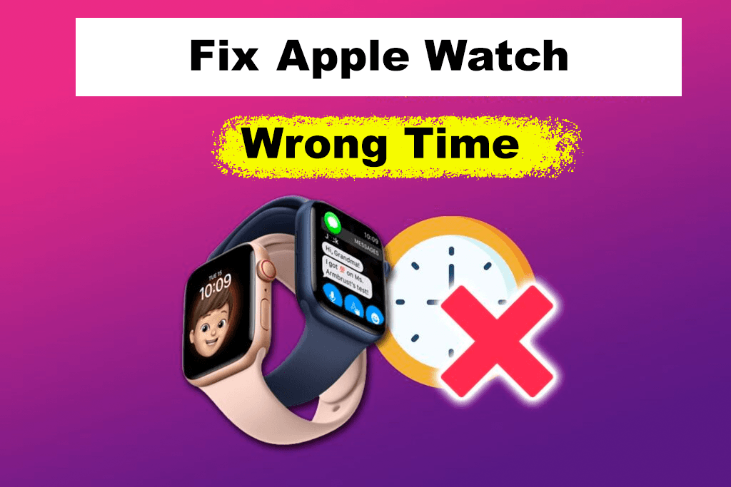 How to fix time on apple watch hot sale