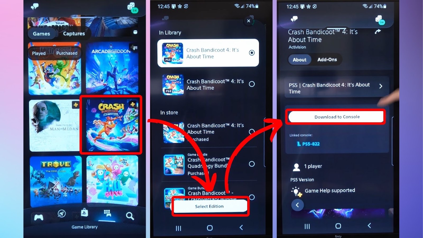 How to Link Your Phone to PS5