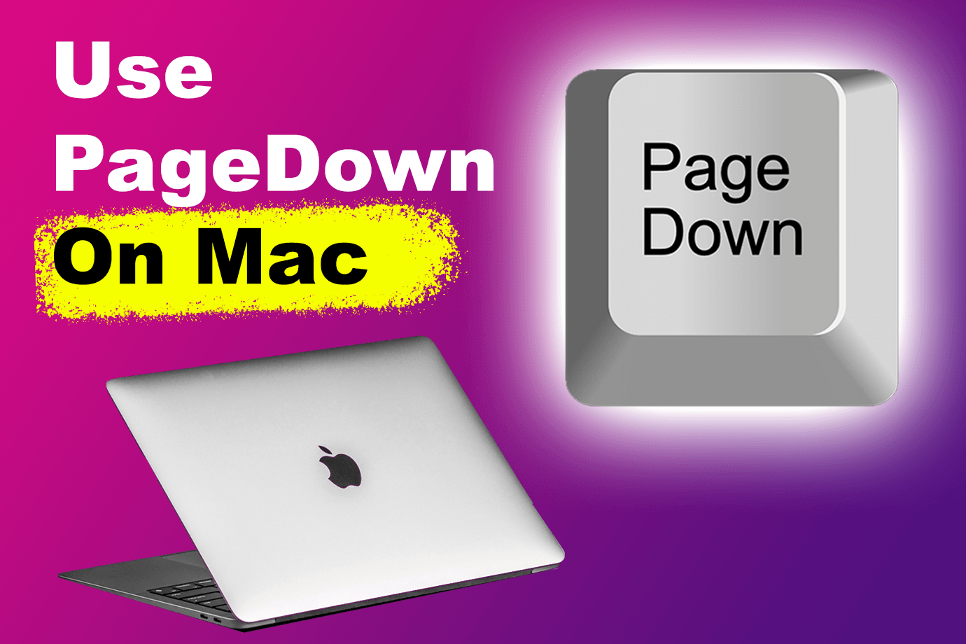 The Page Down Button on a Full Size Mac