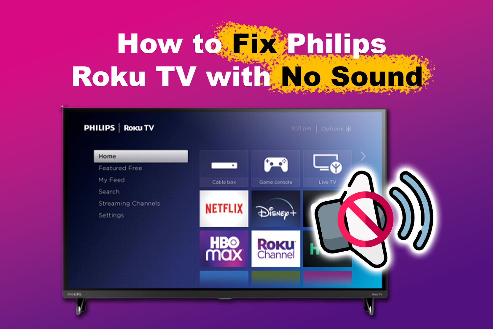 How to Fix Philips Roku TV with No Sound