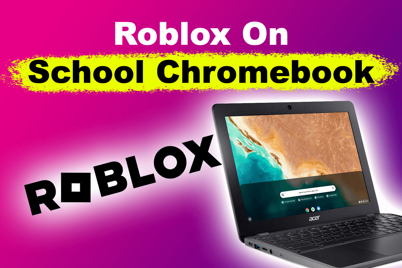 How To Play ROBLOX On SCHOOL CHROMEBOOK! 