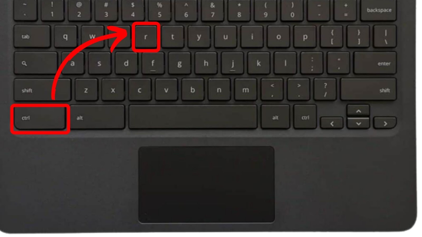 Refresh Key Ctrl R on Chromebook