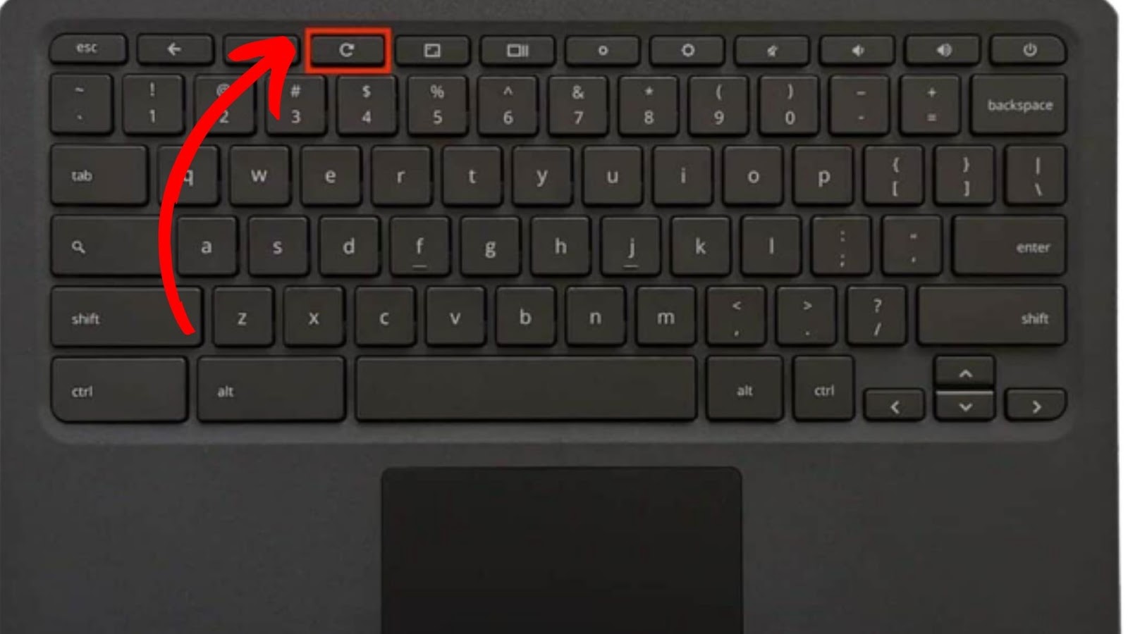 Refresh Key Location on Chromebook