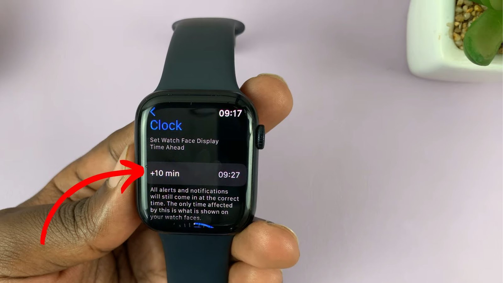 Set the + Number to Zero on the Apple Watch