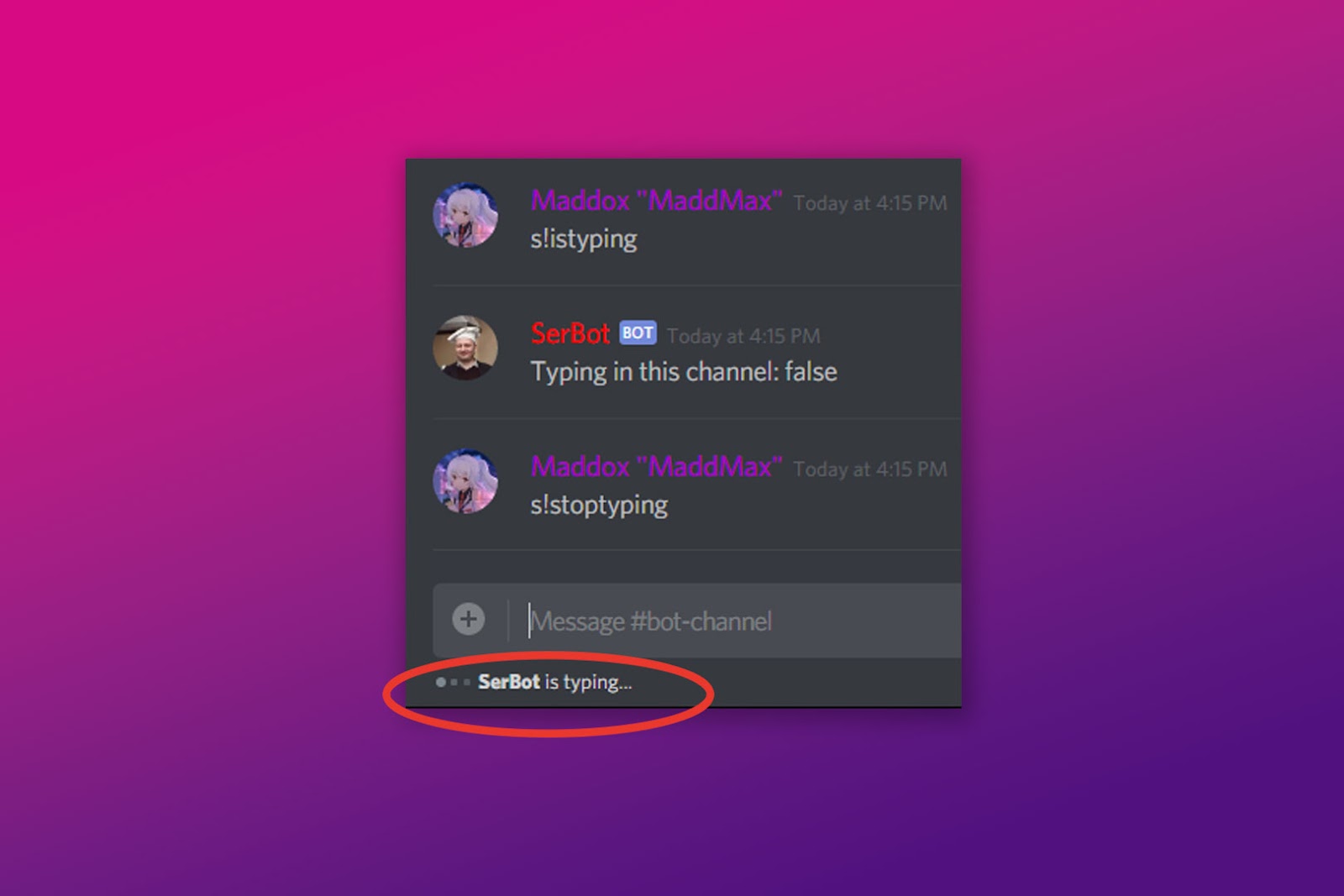 Typing Indicator - Know If Someone Ignores You Discord