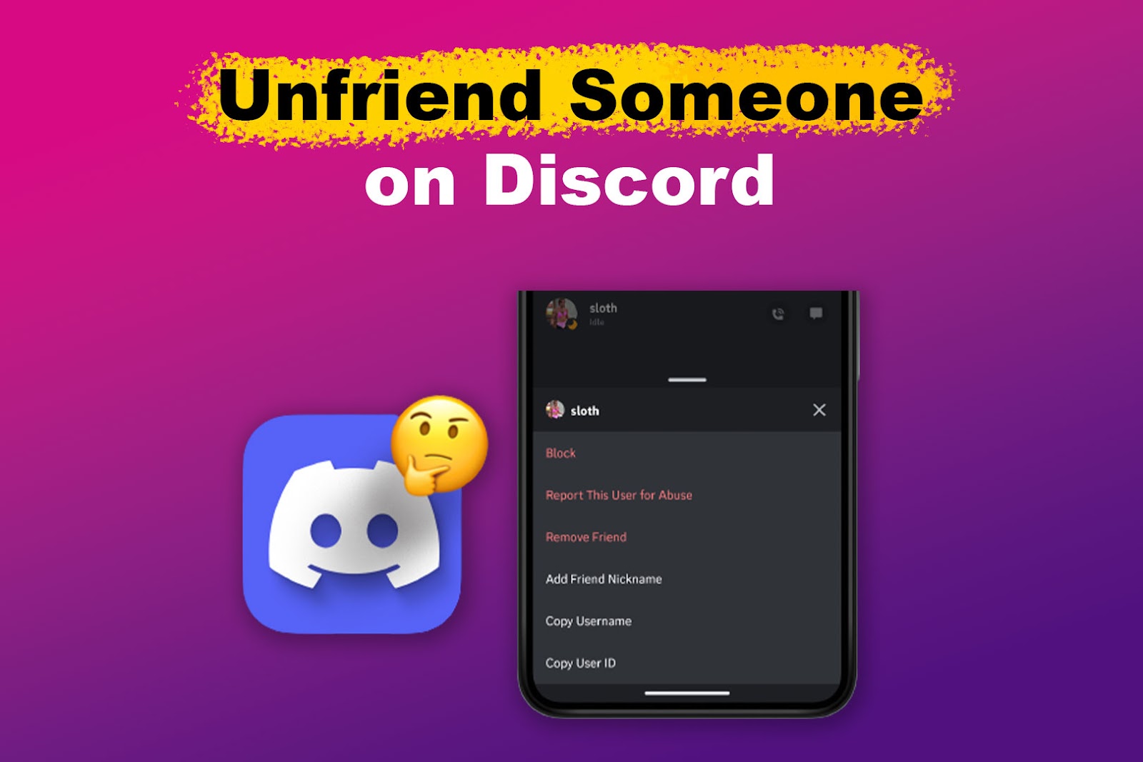 How To Unfriend Someone On Discord