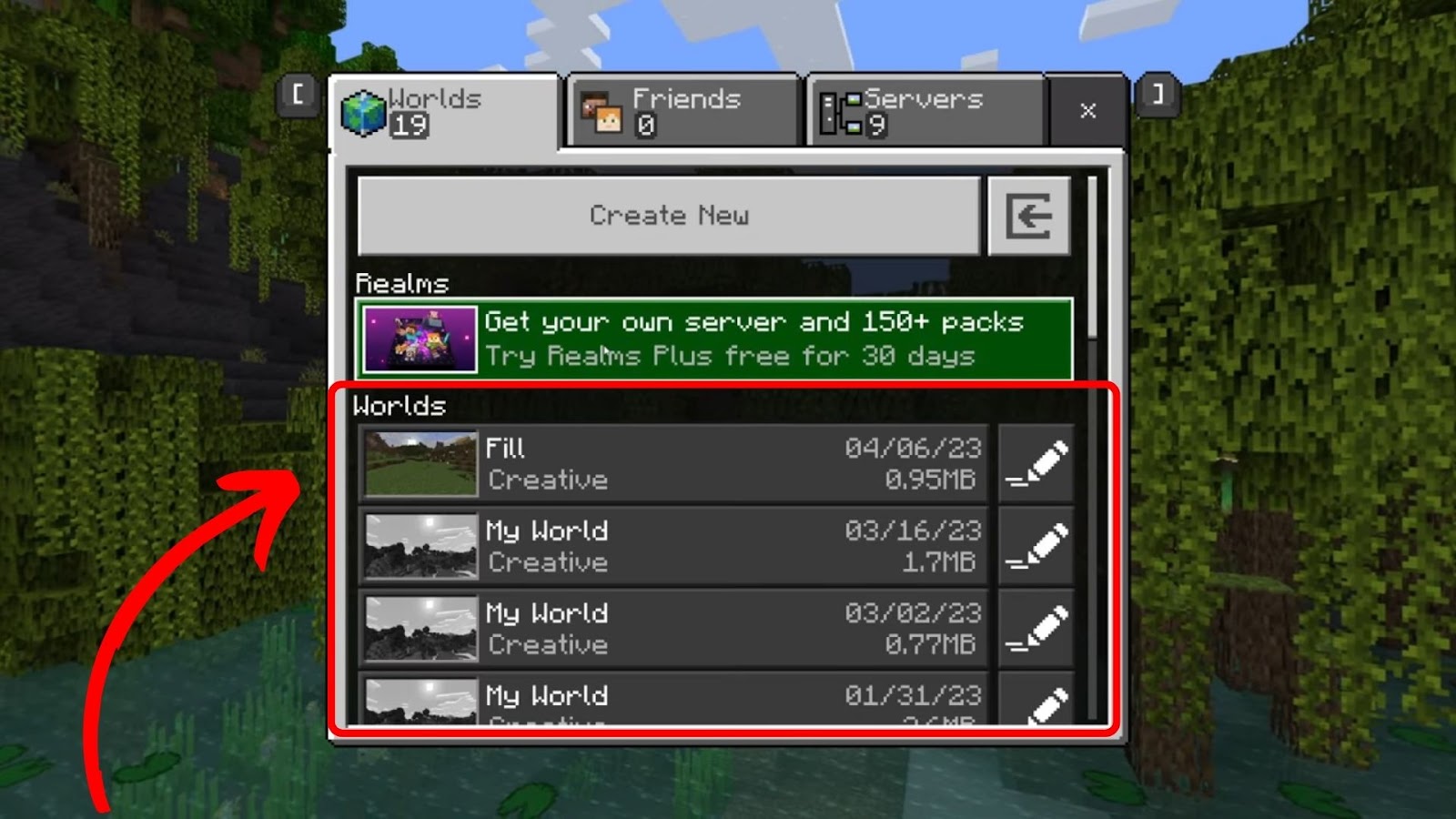Choose World To Join Friends Minecraft PS4