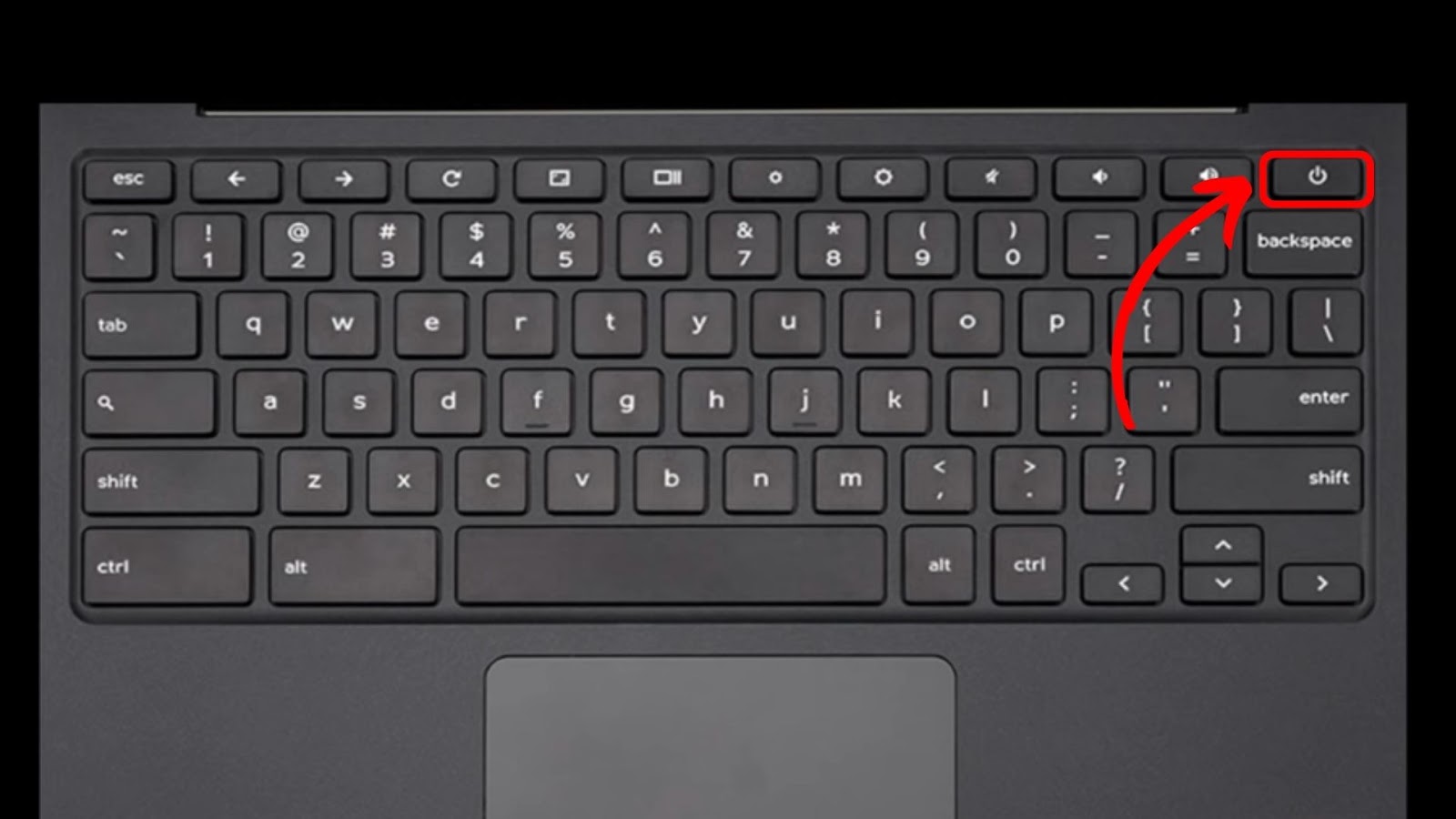 Chromebook Power Button