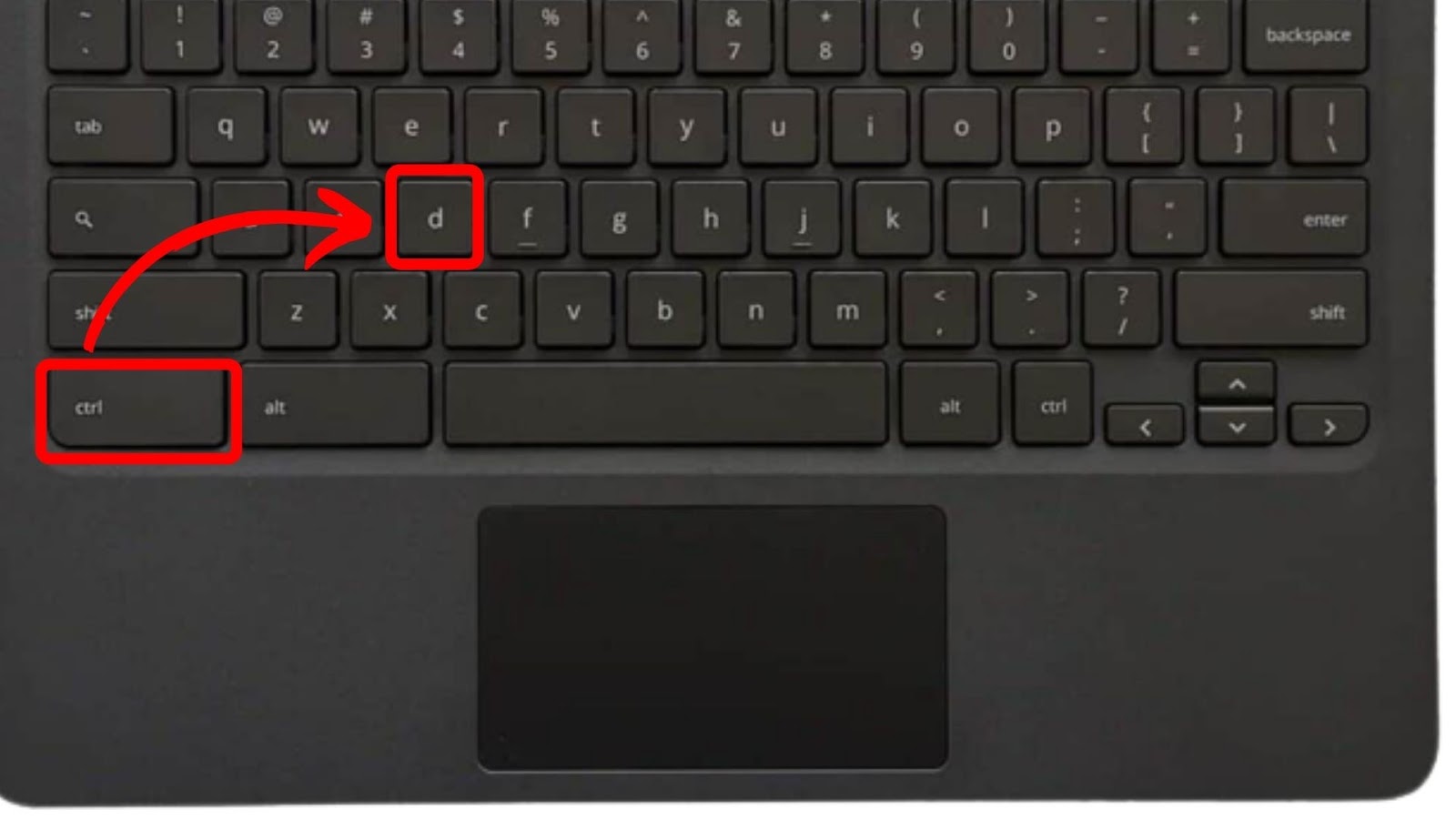 Click Ctrl And D to Reset School Chromebook