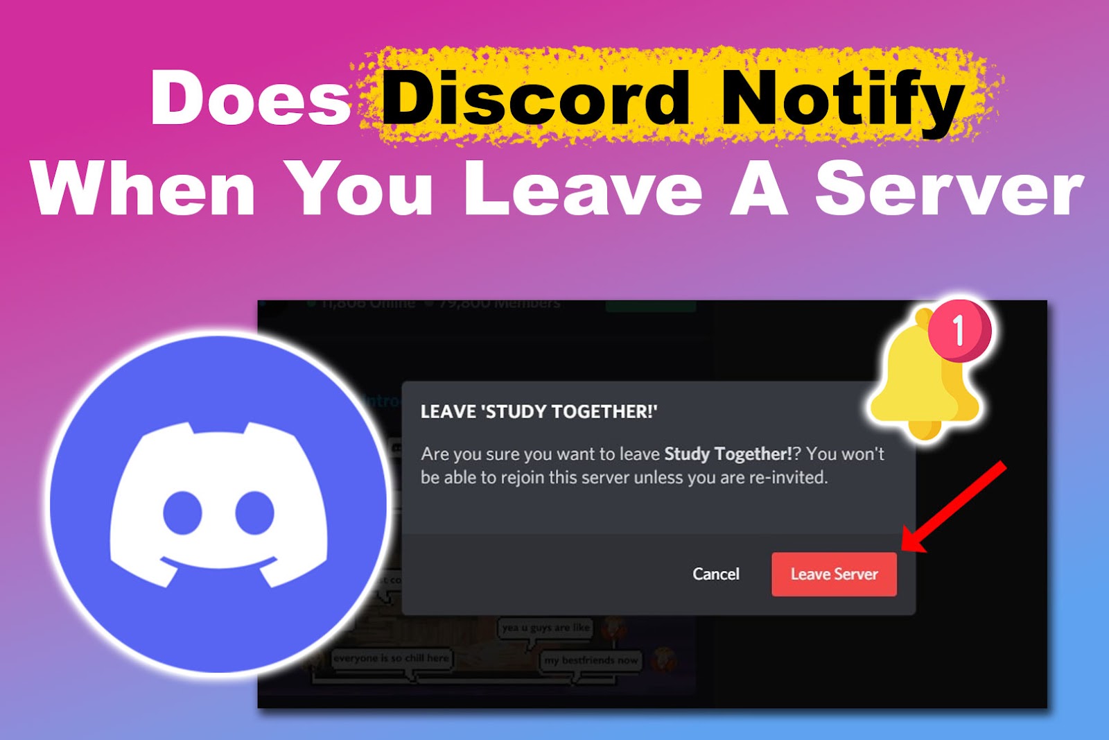Does Discord Notify When You Leave A Server