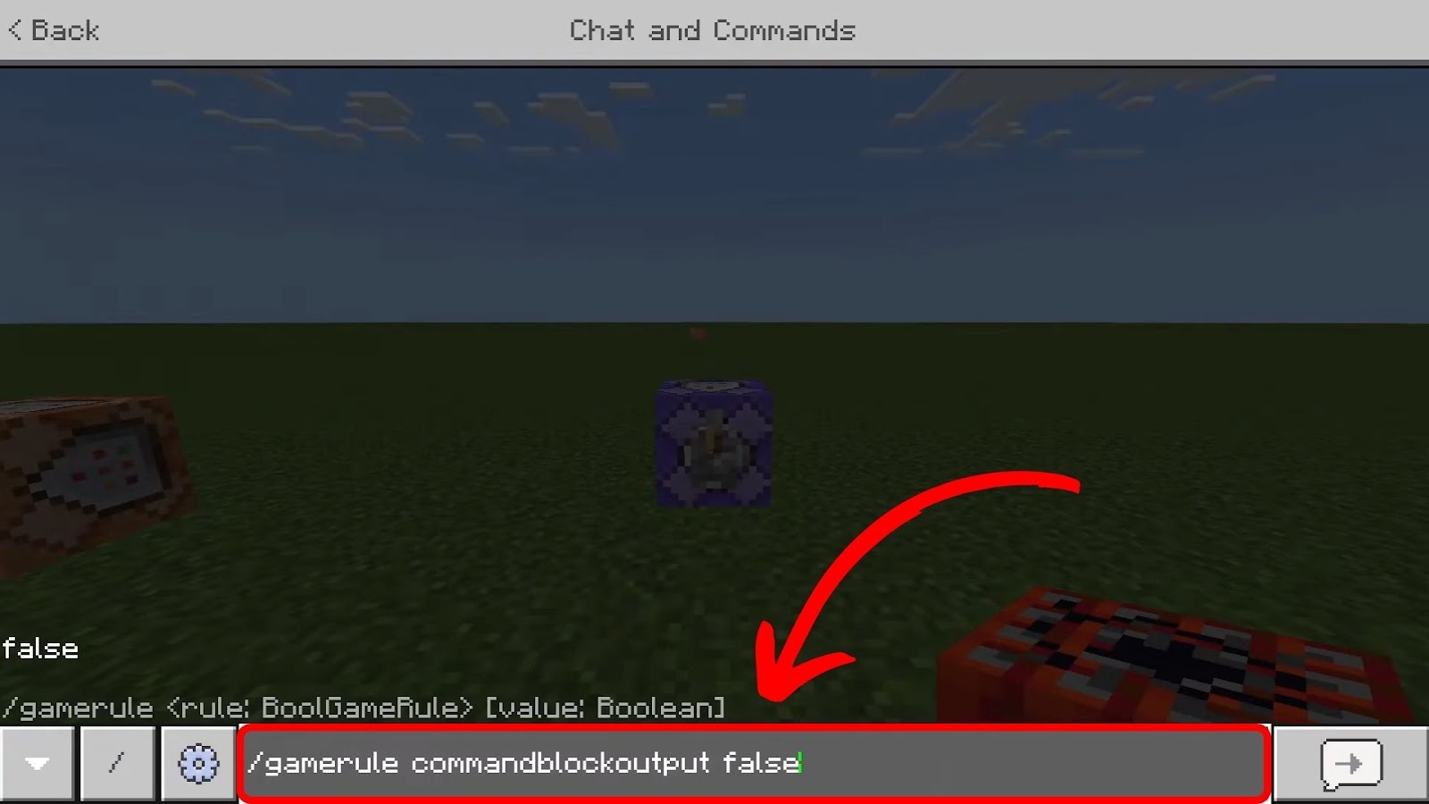 How to Enter Command Block Out in Minecraft
