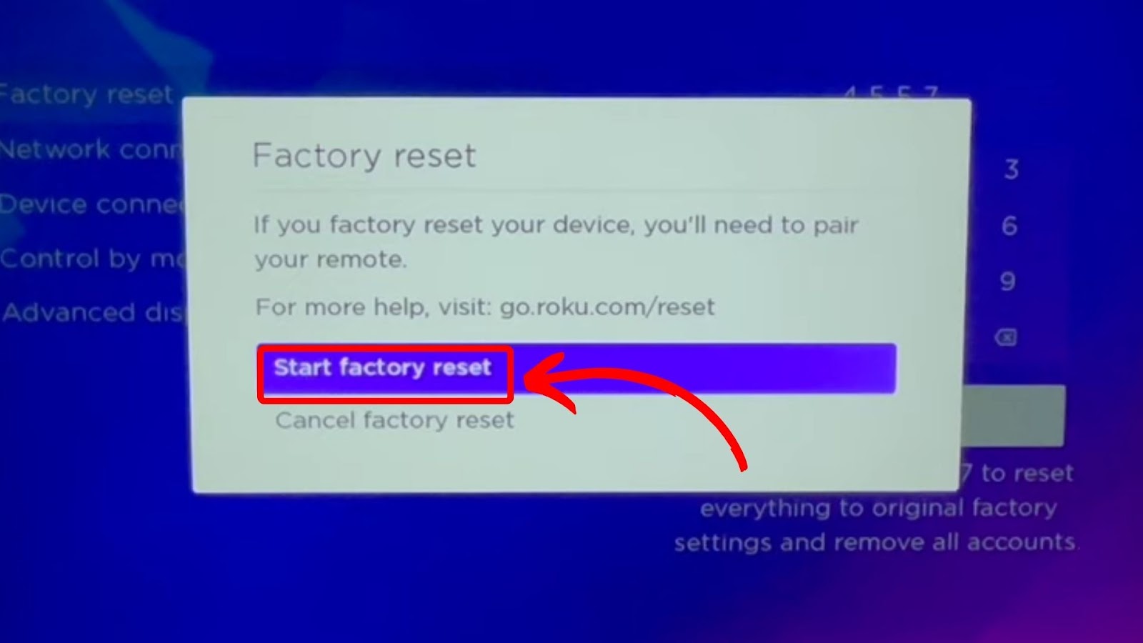 How to Factory Reset a Roku TV