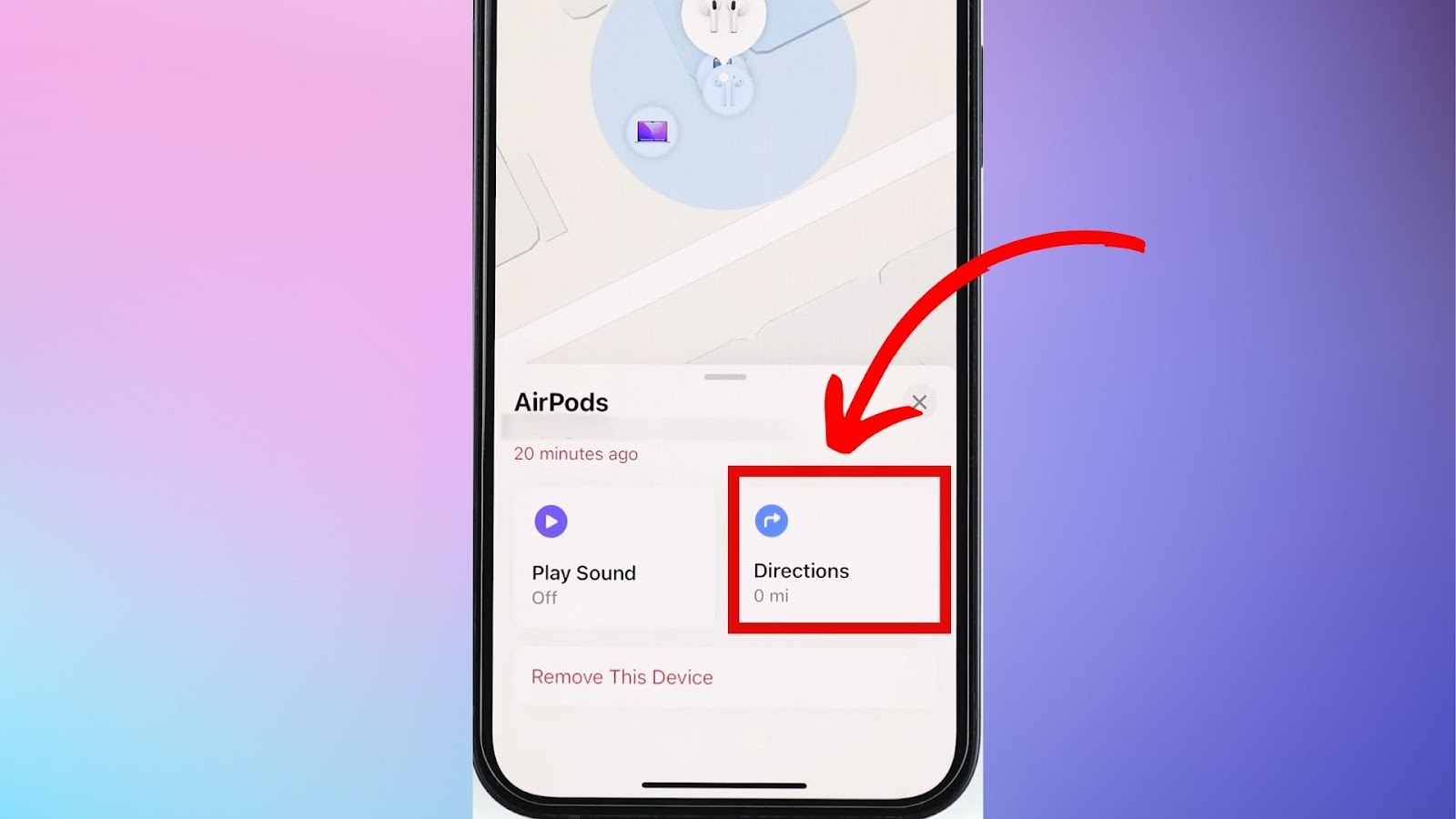 How to Find AirPods Through Find My Directions