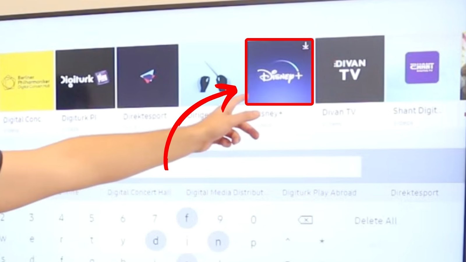 Click Install Get Disney Plus On Samsung TV
