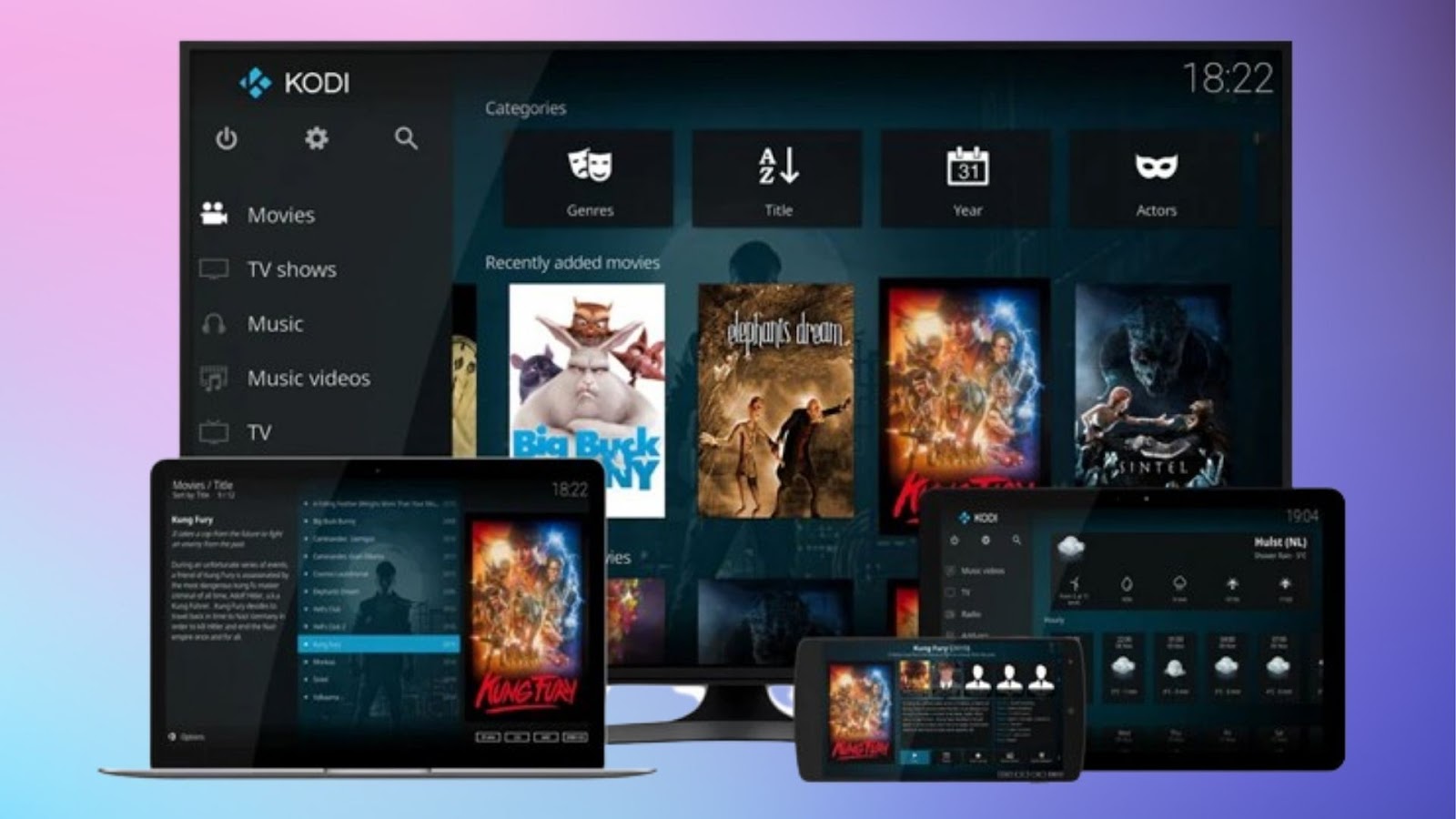 Kodi Media Player Banner