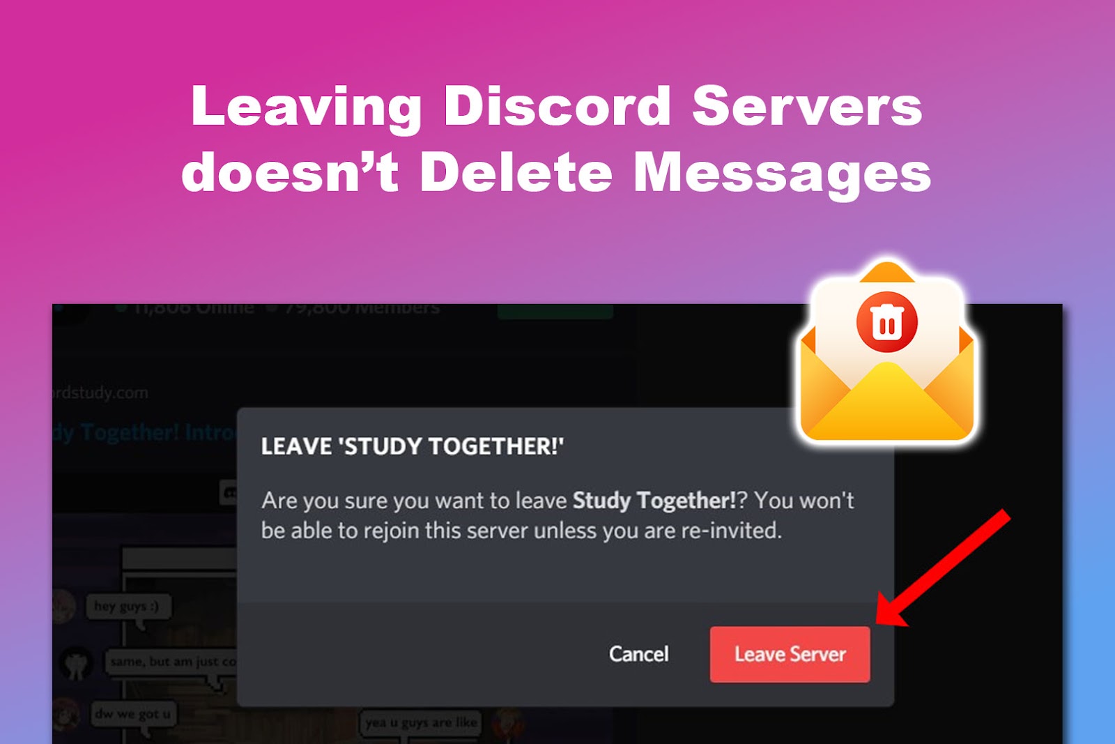 Does Leaving Discord Servers Delete Messages