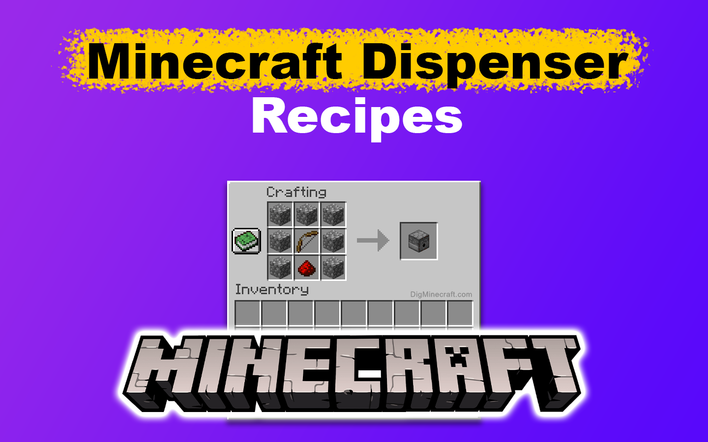Minecraft Dispenser Recipes