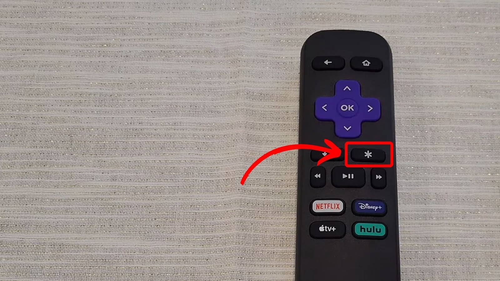 Roku TV Remote Star Button