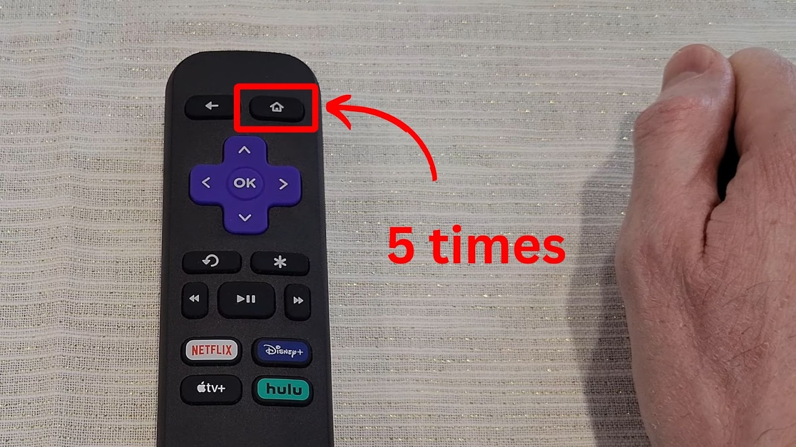 Sharp Roku TV Remote's Home Button