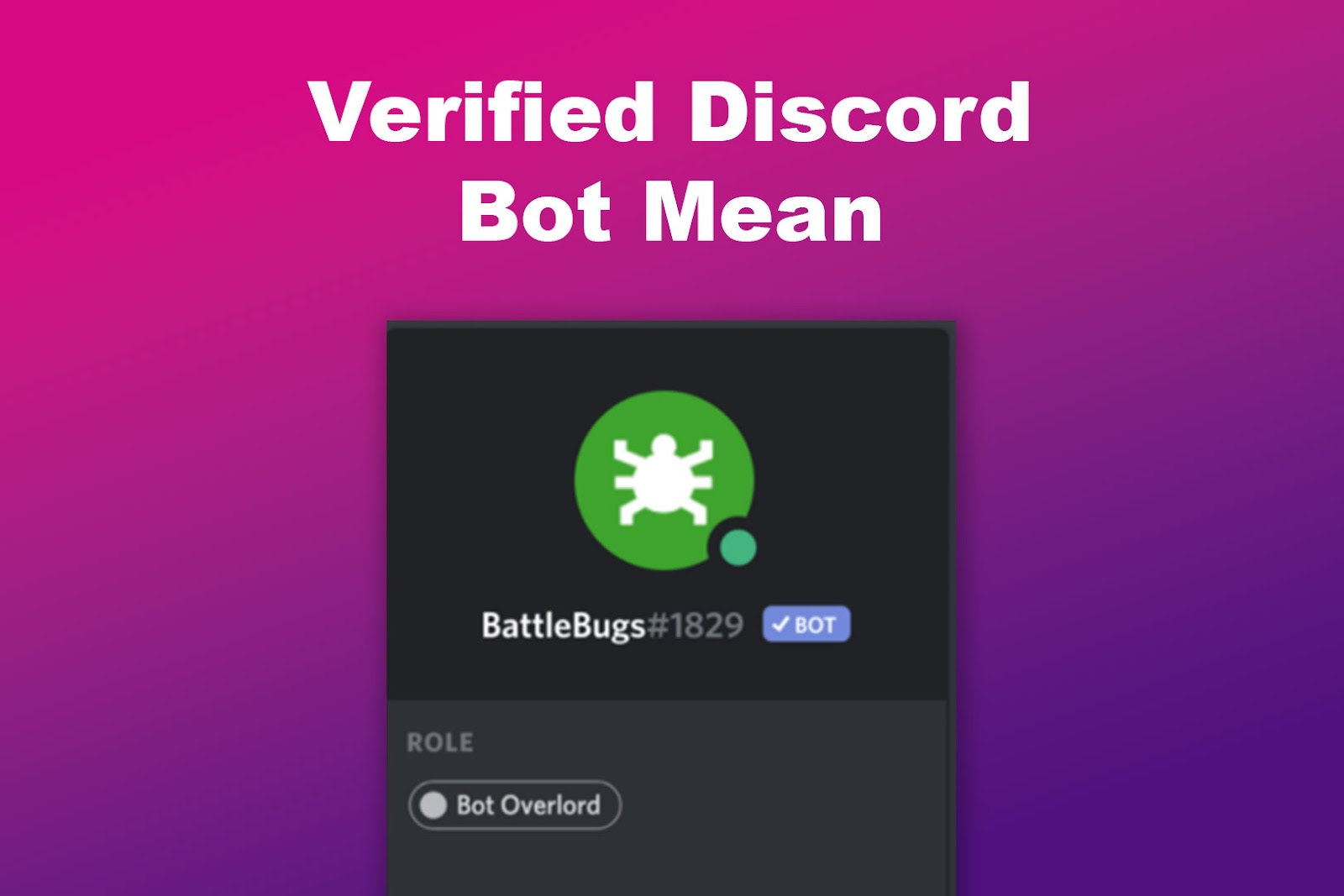 What Does A Verified Discord Bot Mean