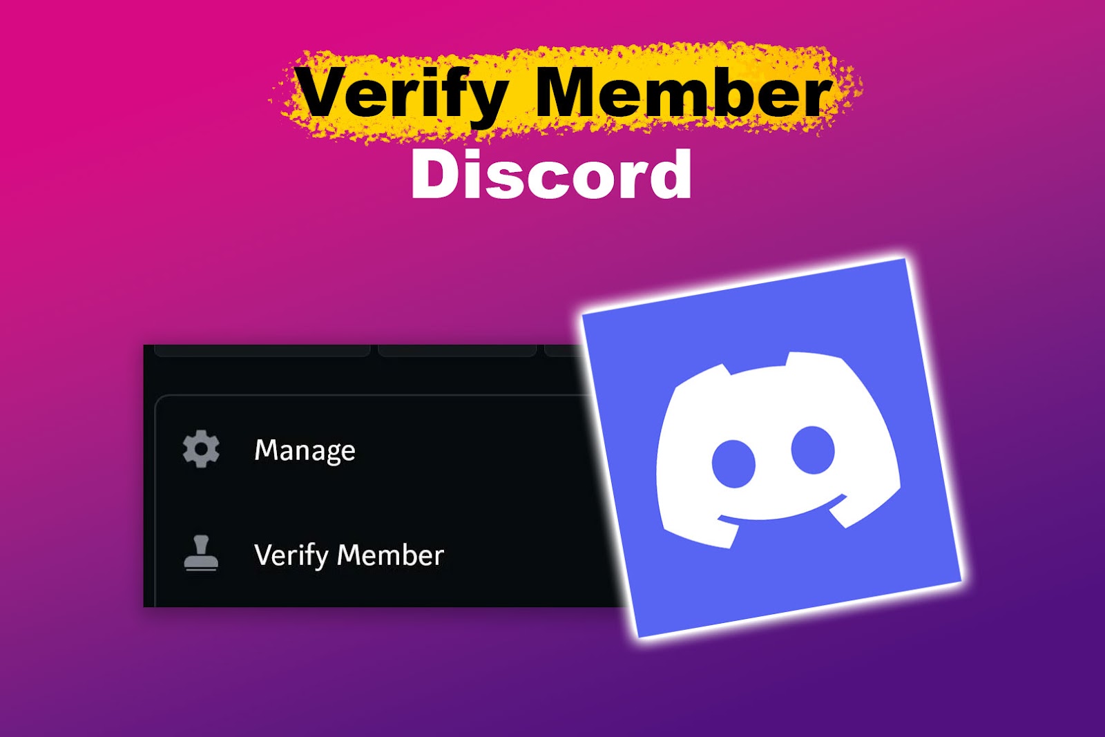 Verify Member Discord