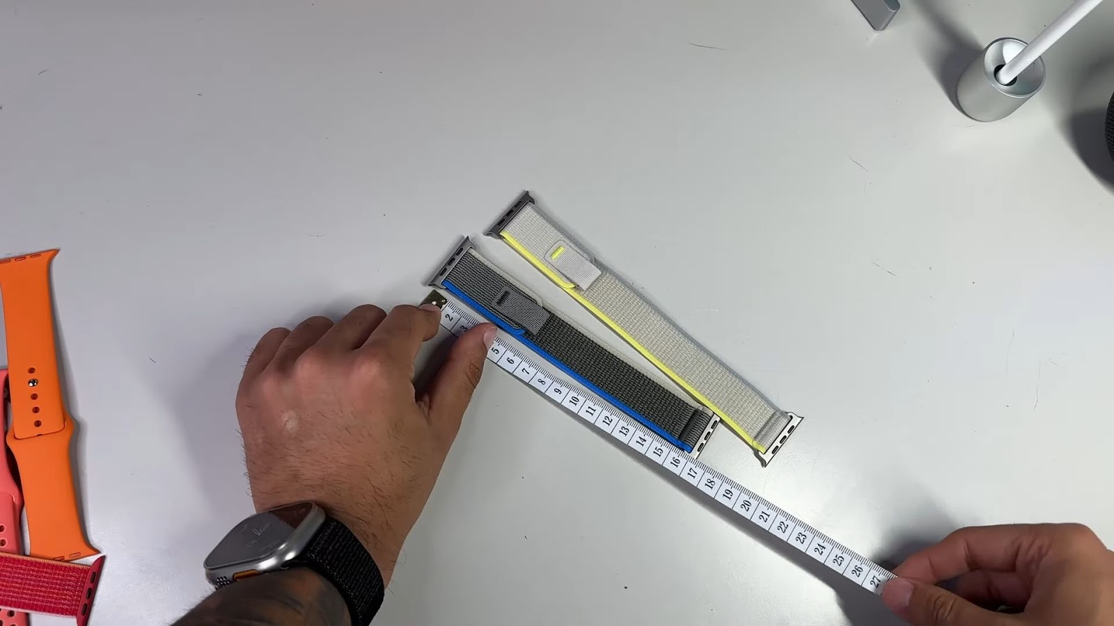 Checking Apple Watch and Wrist Tape Measurements