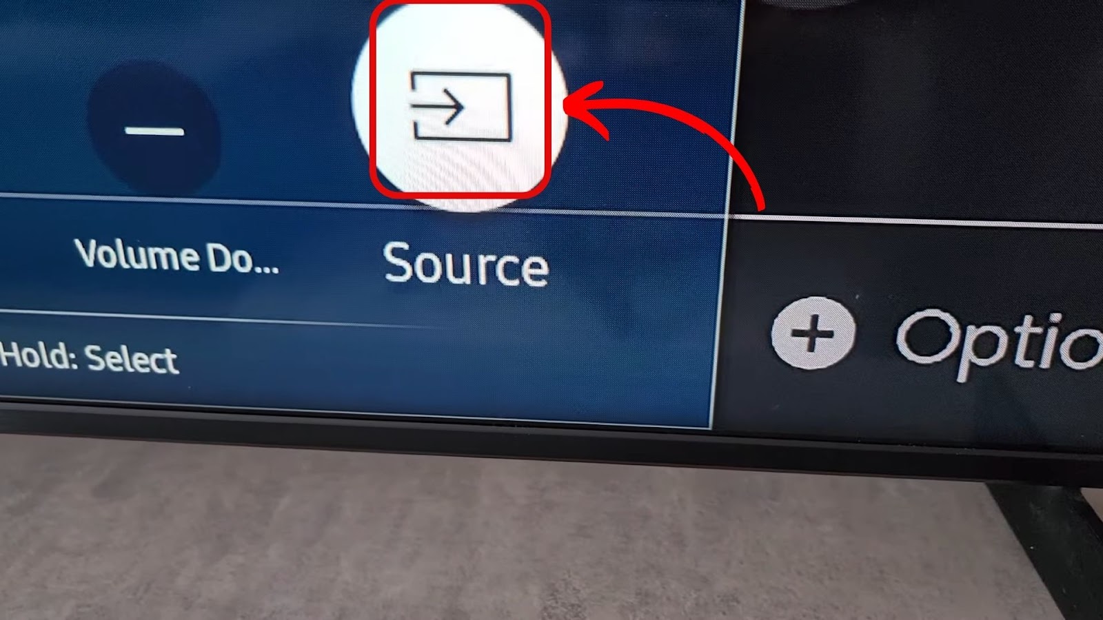 Button Source - Samsung TV HDMI