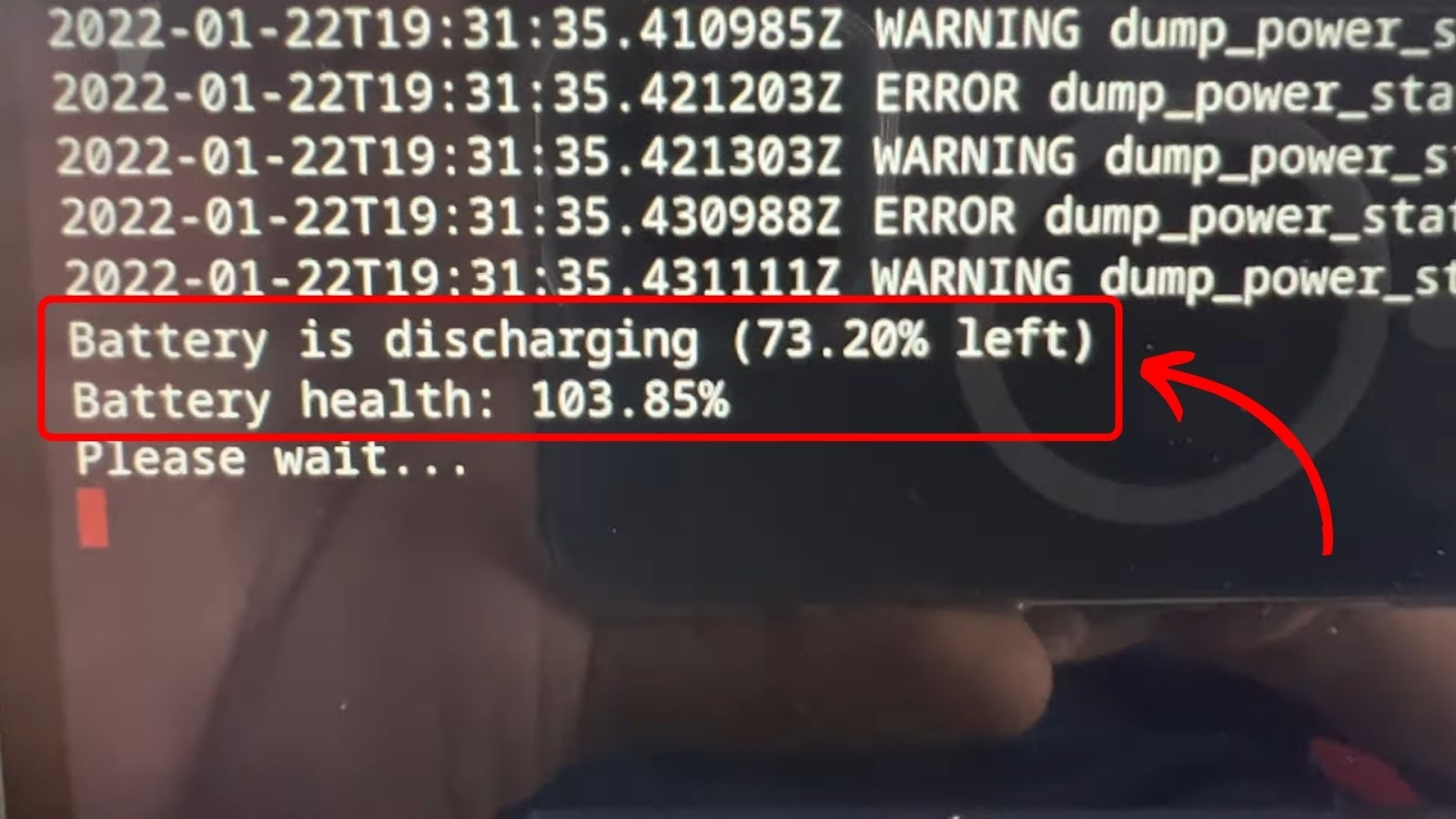 Chromebook Battery Discharging and Health Check