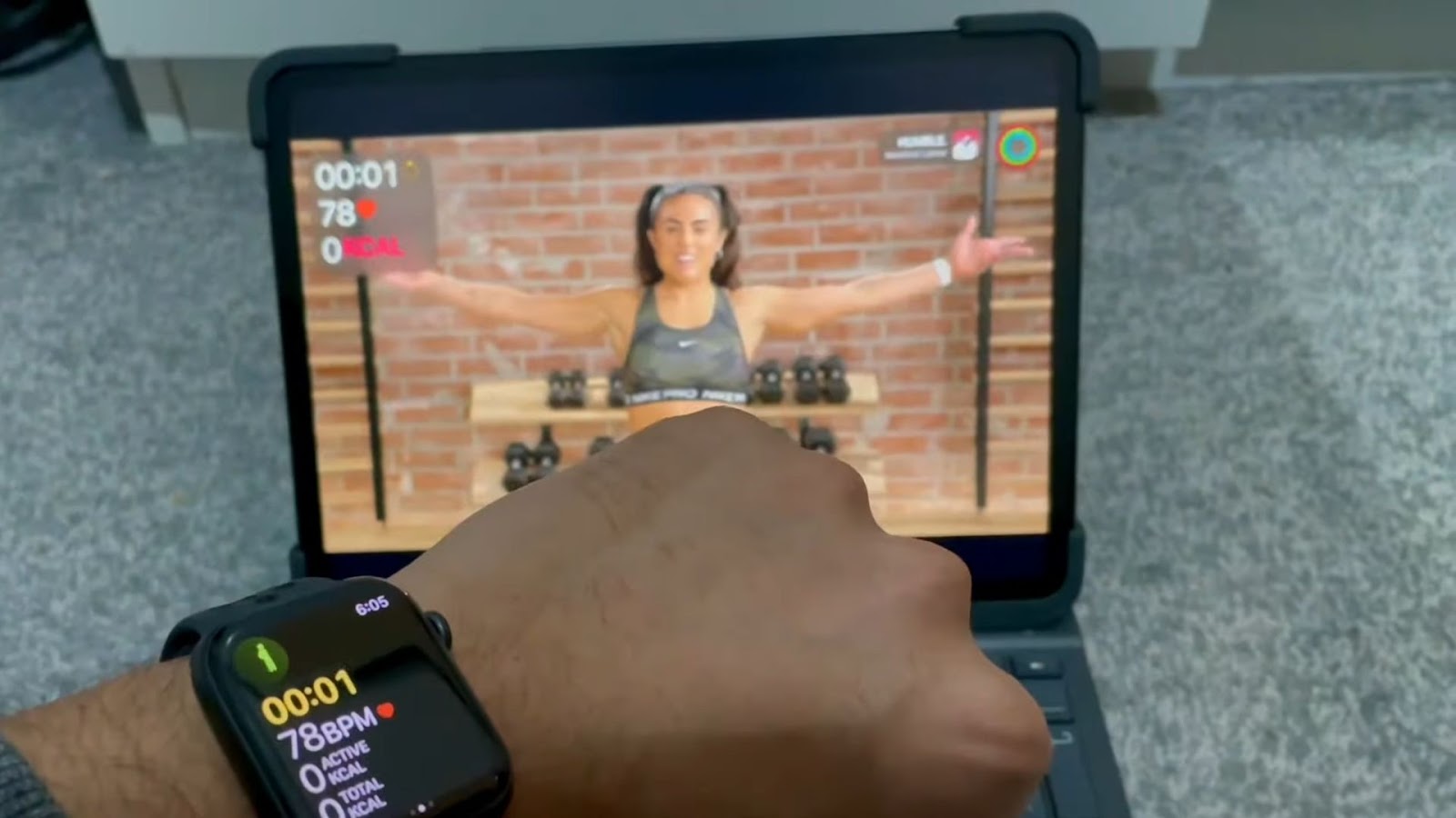 Connect apple watch to ipad fitness sale